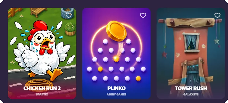 Crash games at Coolzino