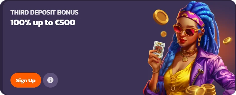 Coolzino third deposit bonus
