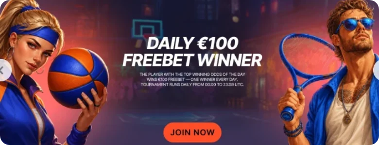 Coolzino daily freebet winner