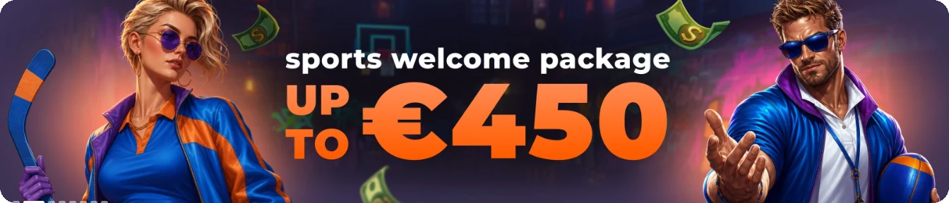 Coolzino sports welcome package up to 450